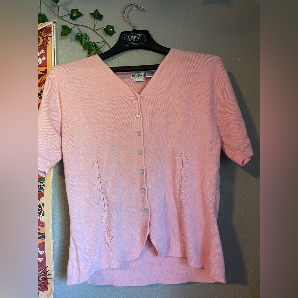 Pink Sweater Vest